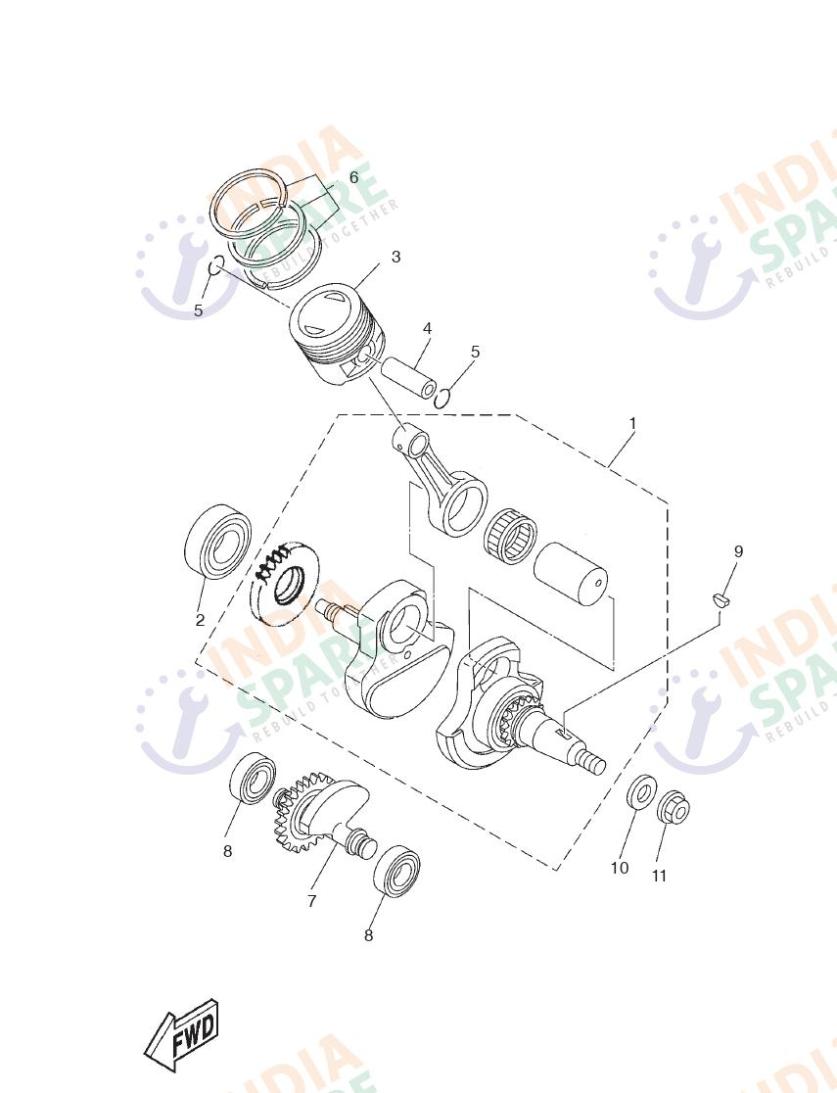 CRANKSHAFT & PISTON